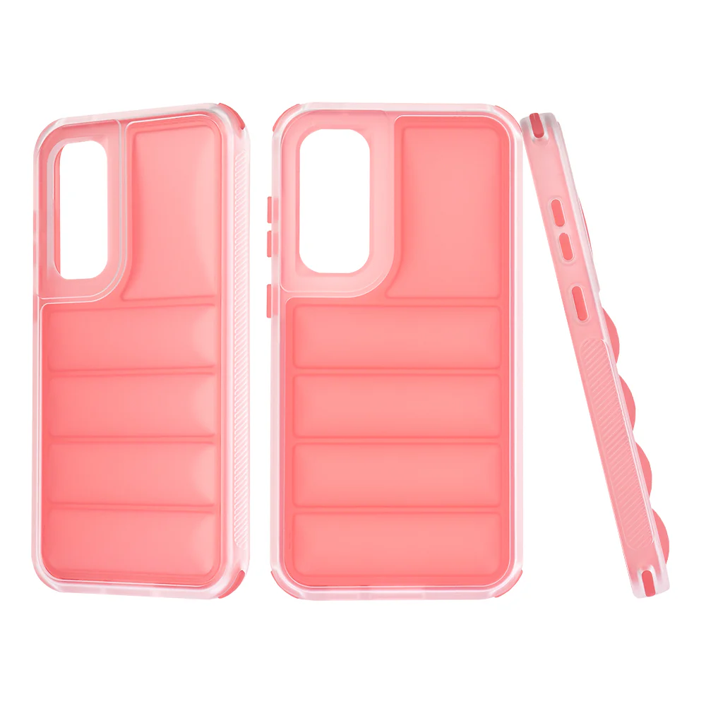Case for Samsung Galaxy S23 FE S711, Techsuit, Wave Shield, Red - Image 4