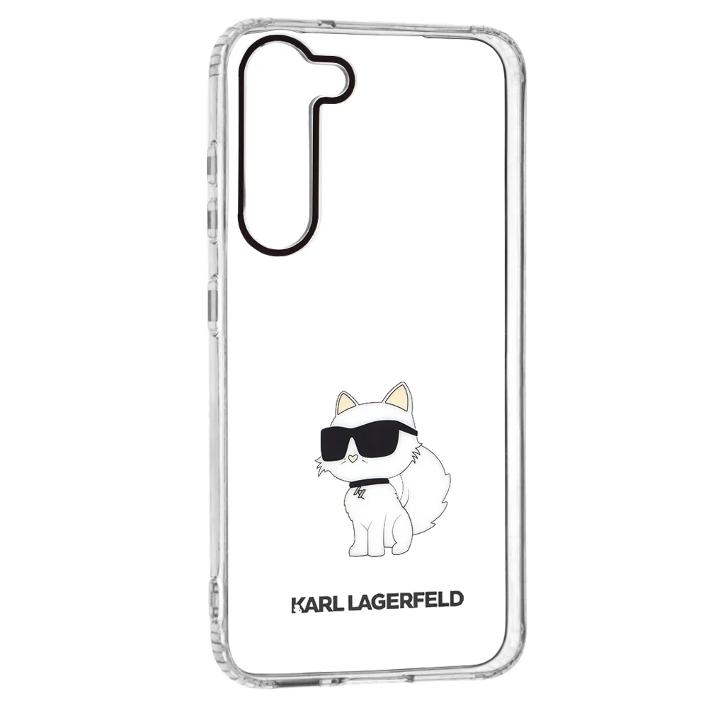 Case for Samsung Galaxy S23+ S916, Karl Lagerfeld, Ikonik Choupette, Transparent - Image 2