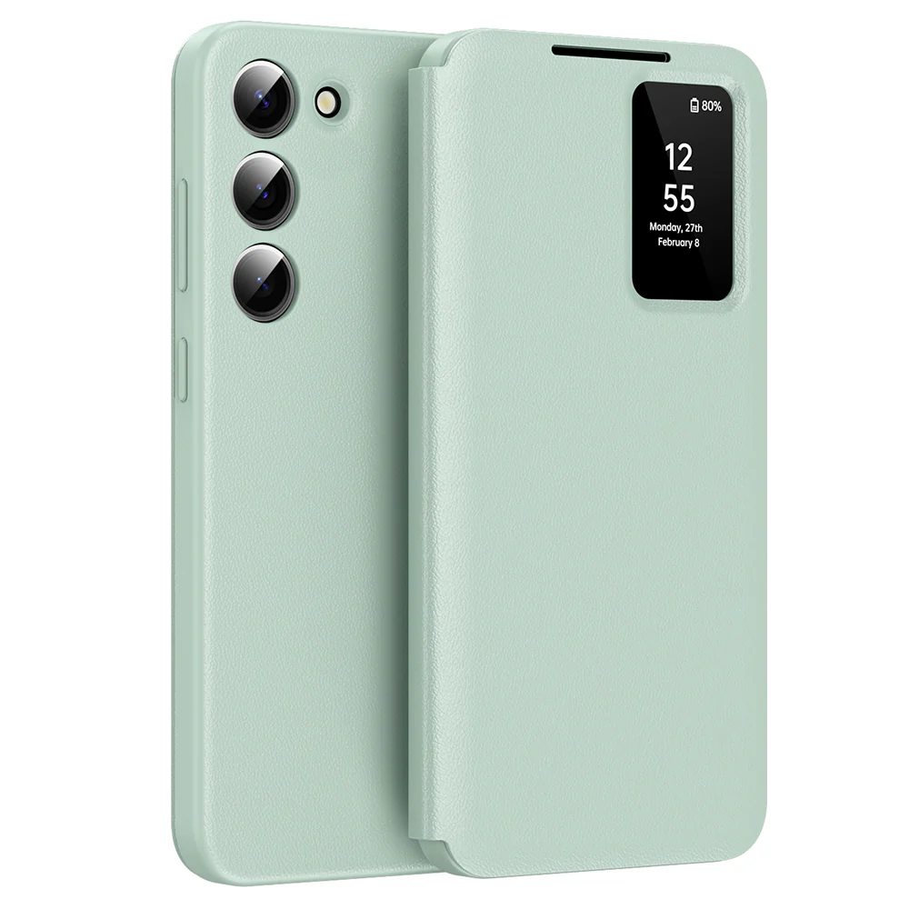 Case for Samsung Galaxy S23+ S916, Techsuit, SmartView, Green