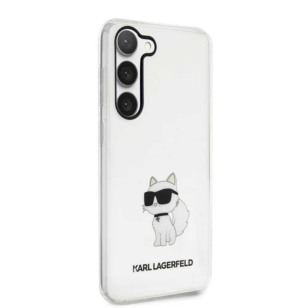 Case for Samsung Galaxy S23 S911, Karl Lagerfeld, Ikonik Choupette, Transparent - Image 5