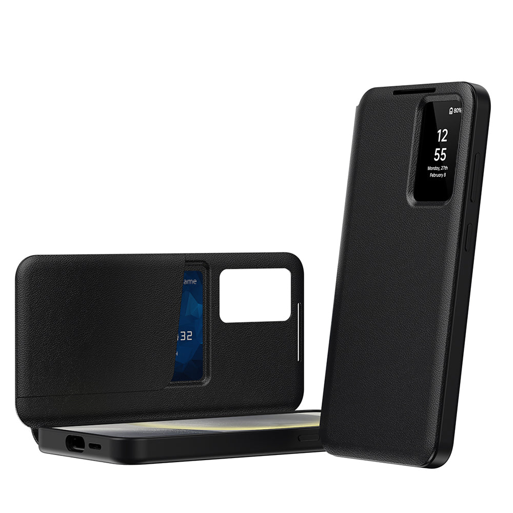 Case for Samsung Galaxy S23 S911, Techsuit, SmartView, Black - Image 2