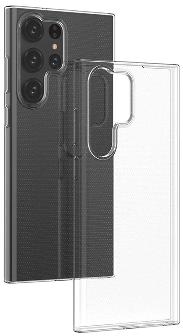 Case for Samsung Galaxy S23 Ultra S918, OEM, Ultra Slim, 0.5mm, Transparent - Image 2