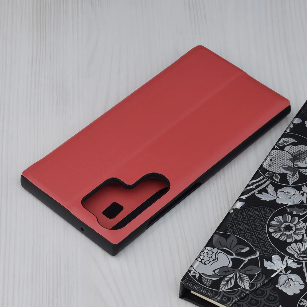 Case for Samsung Galaxy S23 Ultra S918, Techsuit, eFold, Red - Image 2