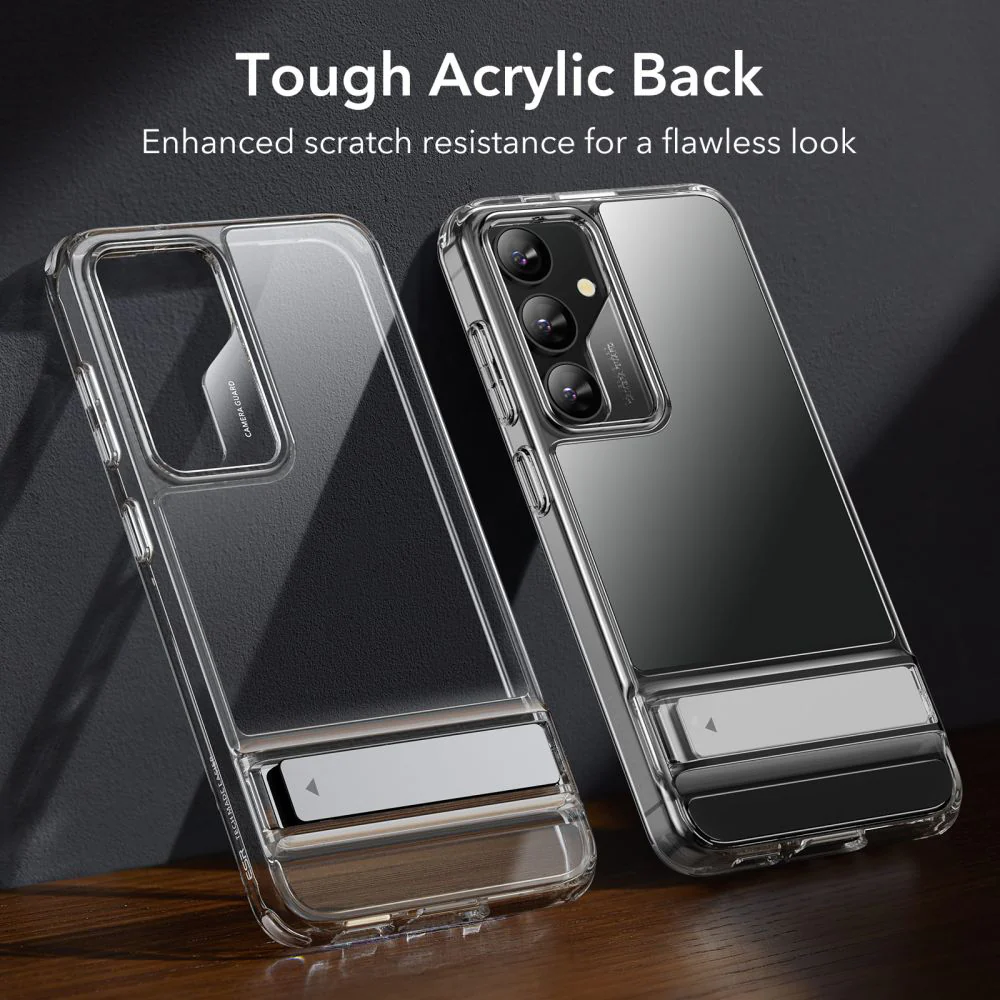 Case for Samsung Galaxy S24+ S926, ESR, Air Shield Boost Kickstand, Transparent - Image 3