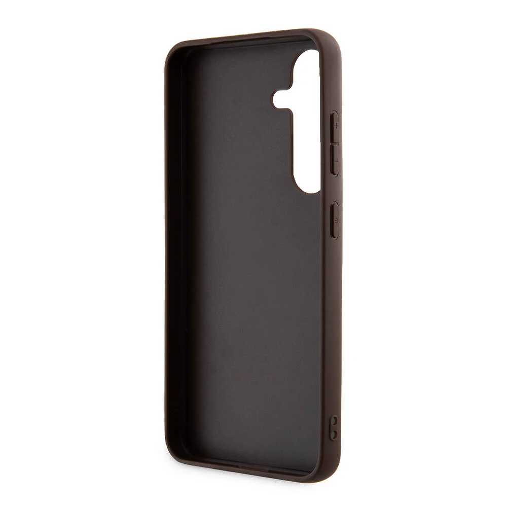 Case for Samsung Galaxy S24+ S926, Guess, 4G Triangle Logo, White - Image 6