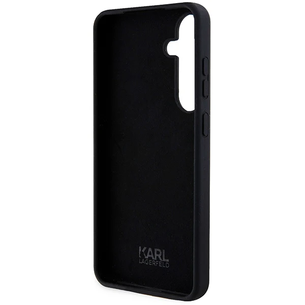 Case for Samsung Galaxy S24+ S926, Karl Lagerfeld, Silicone Ikonik NFT, Black - Image 4
