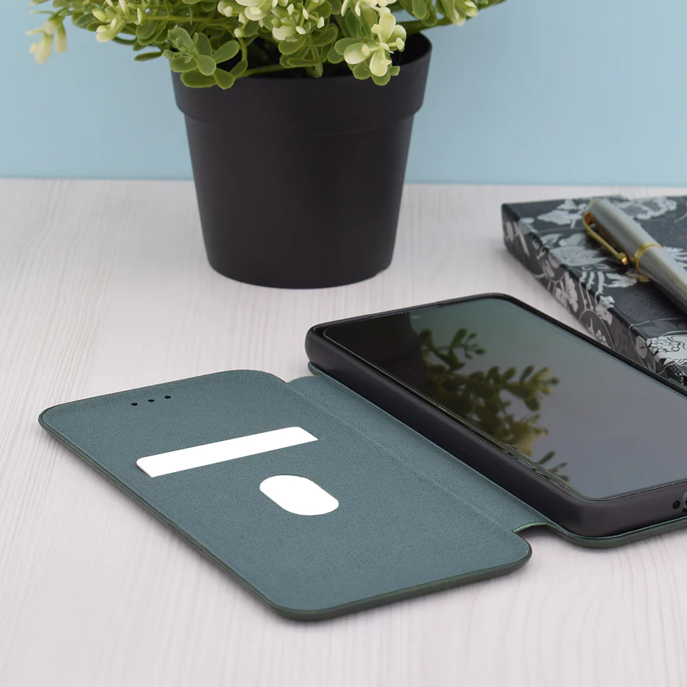 Case for Samsung Galaxy S24+ S926, Techsuit, Safe Wallet Plus, Green - Image 3