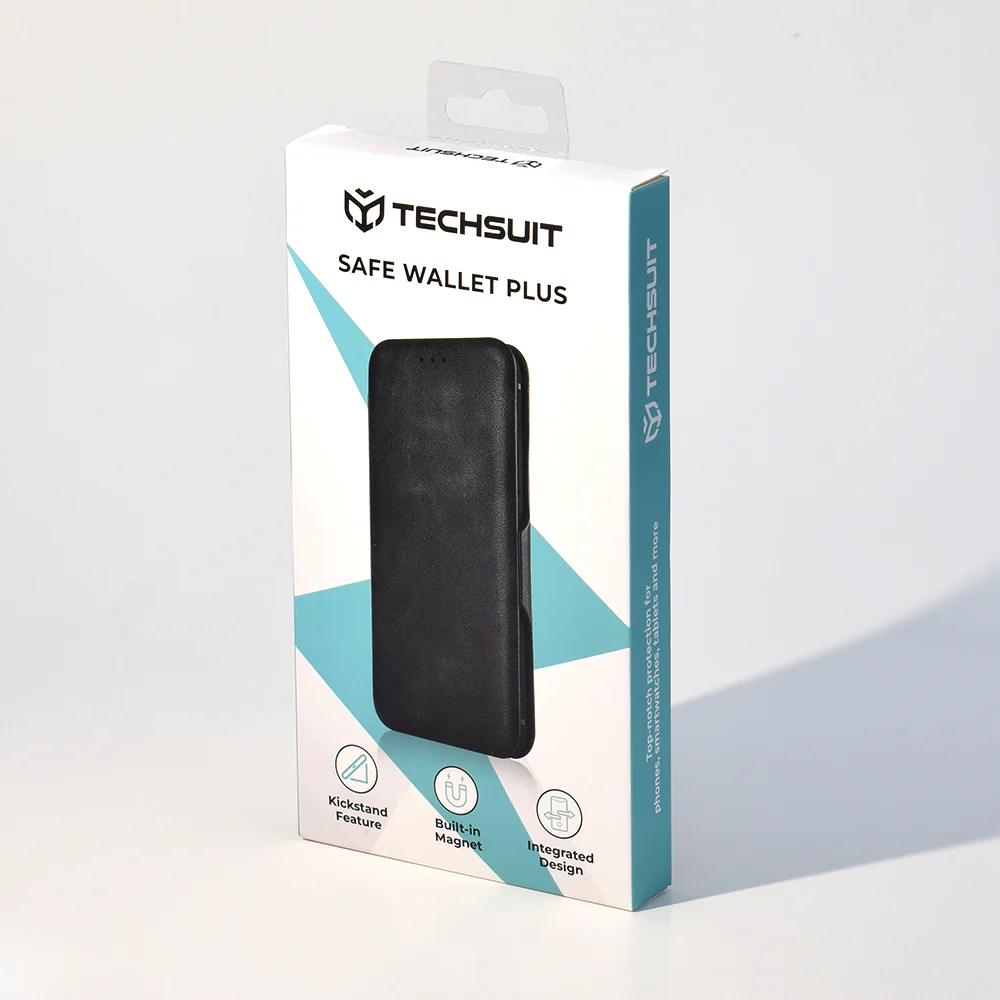 Case for Samsung Galaxy S24+ S926, Techsuit, Safe Wallet Plus, Green - Image 7