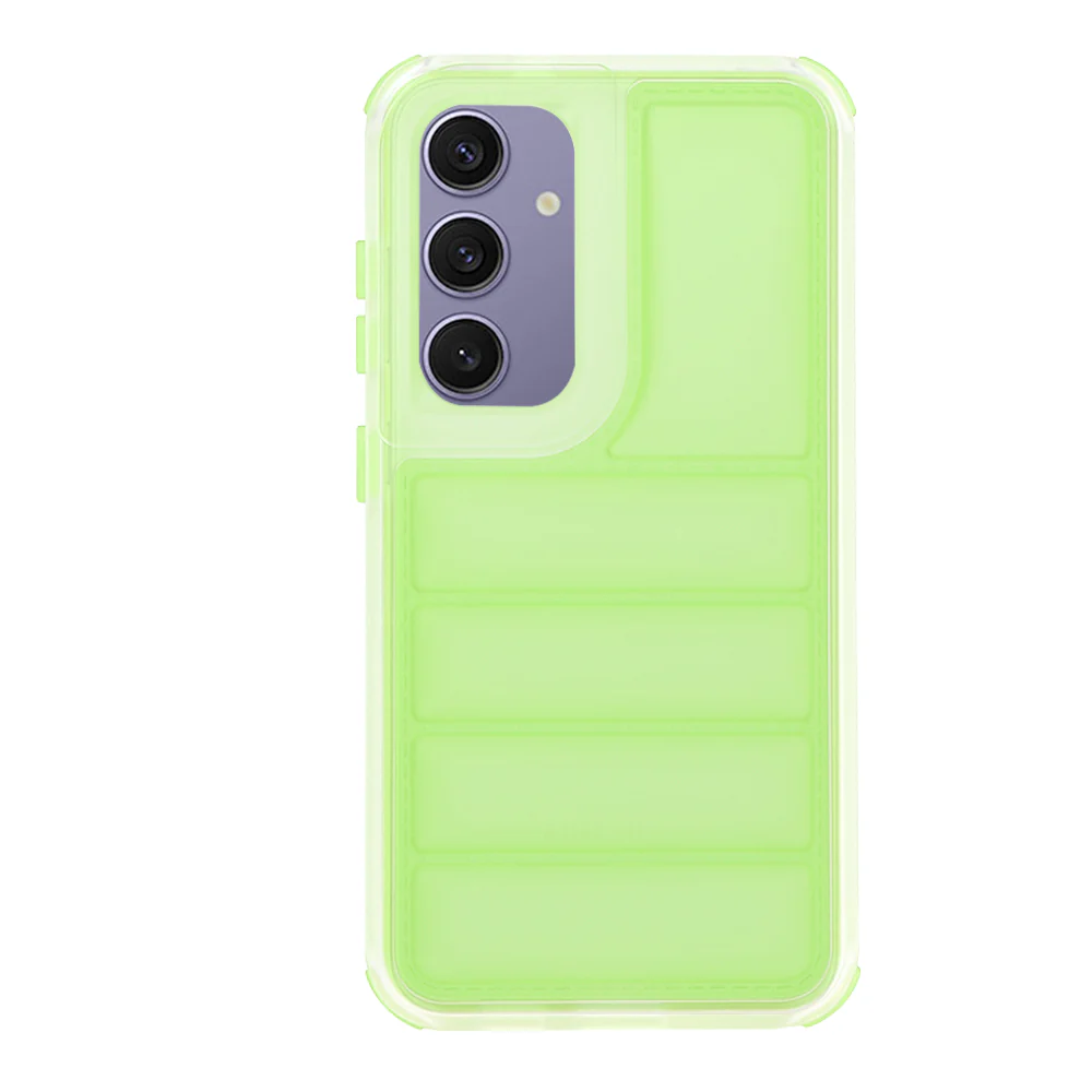 Case for Samsung Galaxy S24+ S926, Techsuit, Wave Shield, Green - Image 3