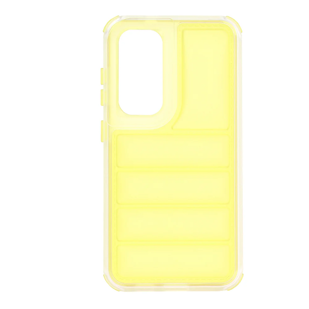 Case for Samsung Galaxy S24+ S926, Techsuit, Wave Shield, Yellow - Image 2
