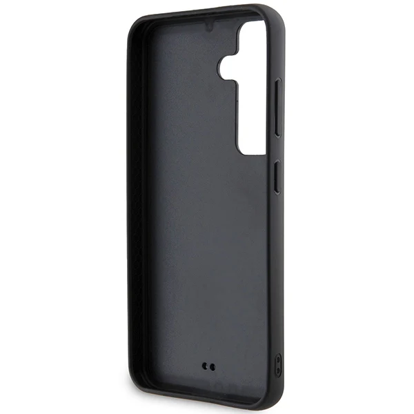 Case for Samsung Galaxy S24 S921, Karl Lagerfeld, Rhinestone Metal Plate, Black - Image 4