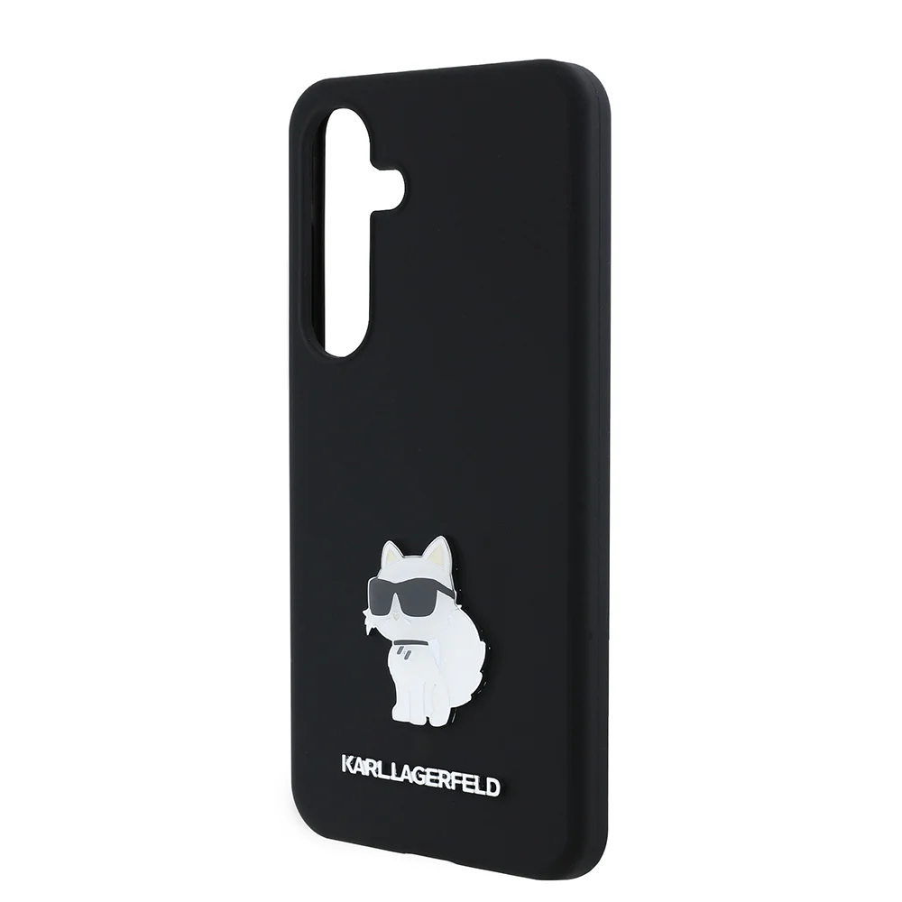 Case for Samsung Galaxy S24 S921, Karl Lagerfeld, Silicone Choupette, Black - Image 5