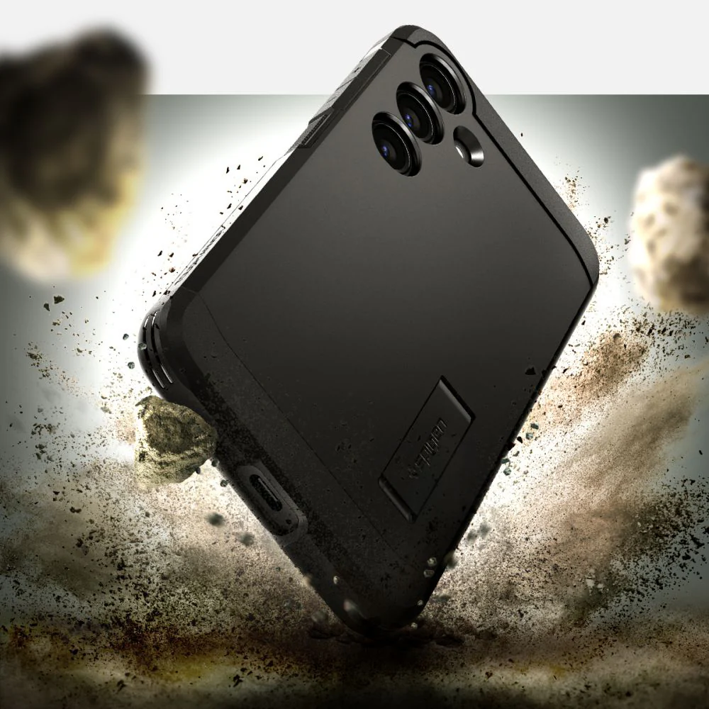 Case for Samsung Galaxy S24 S921, Spigen, Tough Armor, Black ACS07355 - Image 6