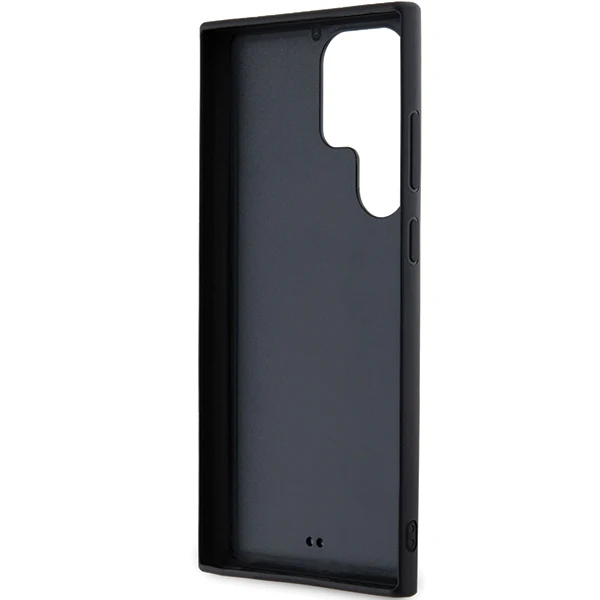 Case for Samsung Galaxy S24 Ultra S928, Karl Lagerfeld, 3D Rubber Glitter Logo, Black - Image 4