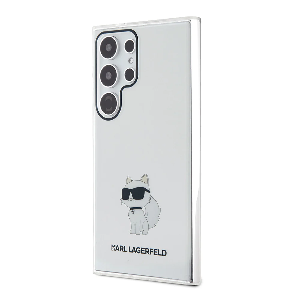 Case for Samsung Galaxy S24 Ultra S928, Karl Lagerfeld, IML Luxury Choupette, Transparent - Image 4