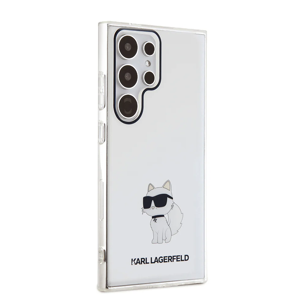 Case for Samsung Galaxy S24 Ultra S928, Karl Lagerfeld, IML Luxury Choupette, Transparent - Image 7