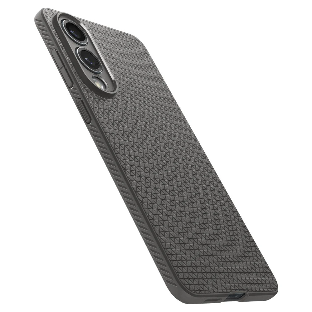 Case for Samsung Galaxy S25 Edge S937, Spigen, Liquid Air, Gray ACS09421 - Image 7