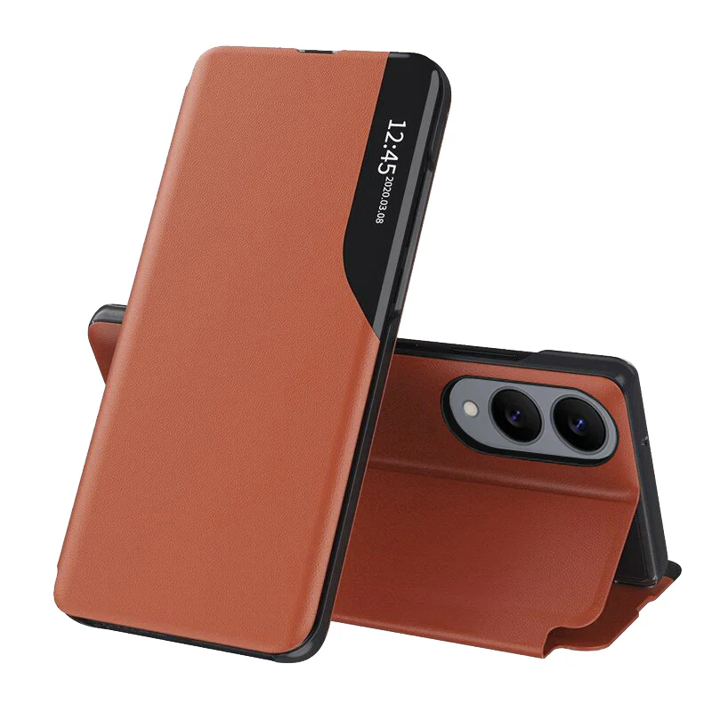 Case for Samsung Galaxy S25 Edge S937, Techsuit, eFold, Orange