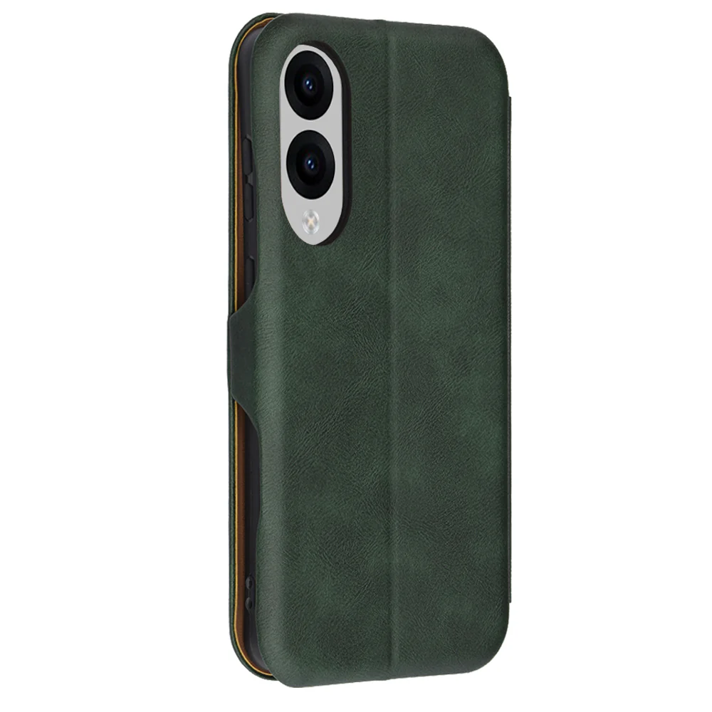 Case for Samsung Galaxy S25 Edge S937, Techsuit, Safe Wallet Plus, Green - Image 5