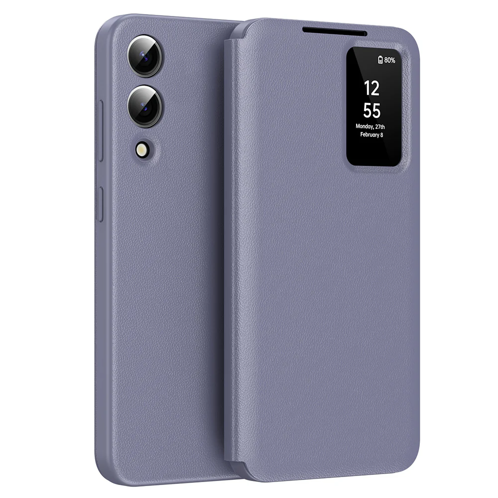 Case for Samsung Galaxy S25 Edge S937, Techsuit, SmartView, Purple