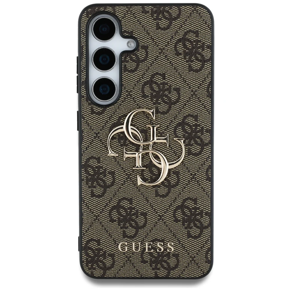 Case for Samsung Galaxy S25 S931, Guess, 4G Big Logo, Brown - Image 4