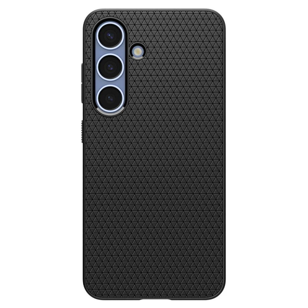 Case for Samsung Galaxy S25 S931, Spigen, Liquid Air, Black ACS09000 - Image 2