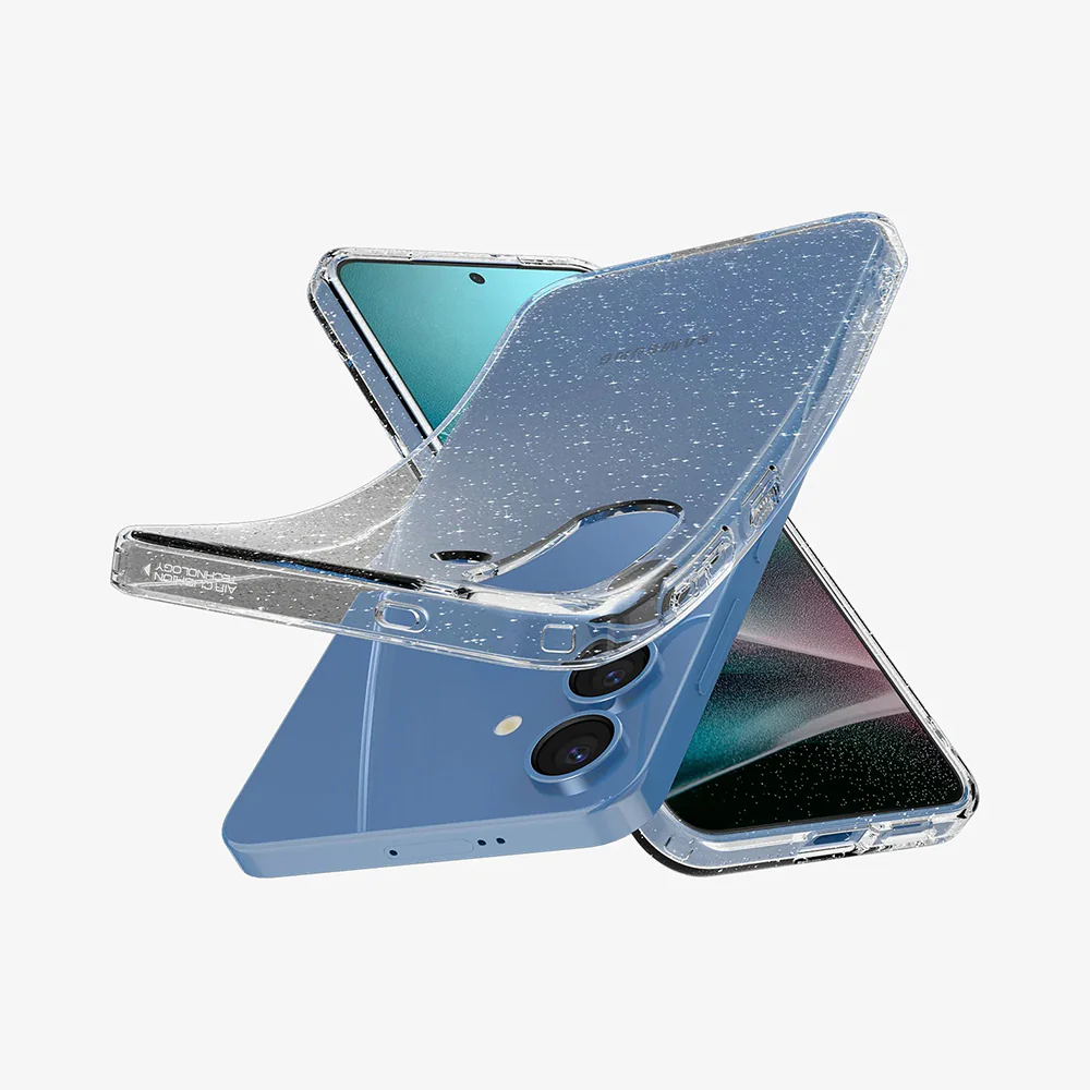 Case for Samsung Galaxy S25 S931, Spigen, Liquid Crystal Glitter, Transparent ACS08997 - Image 6