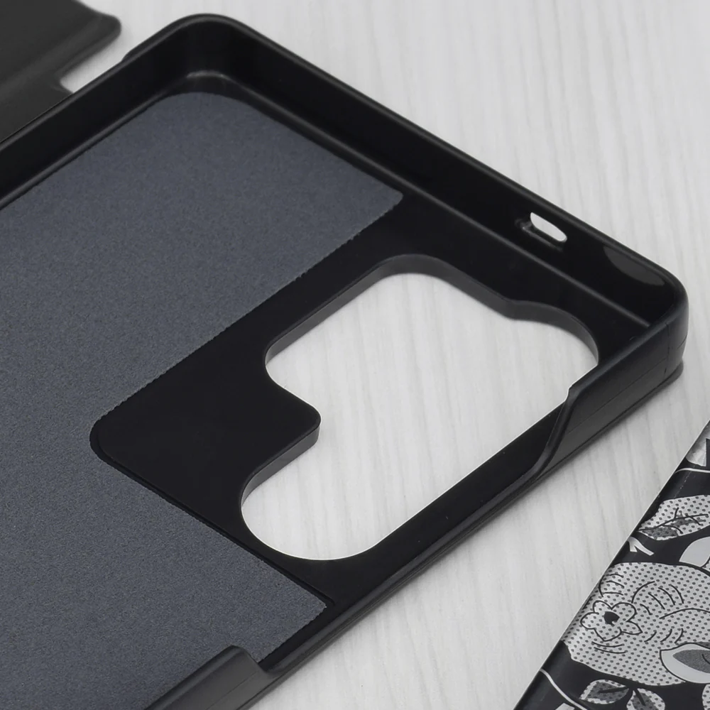 Case for Samsung Galaxy S25 Ultra S938, Techsuit, eFold, Black - Image 3