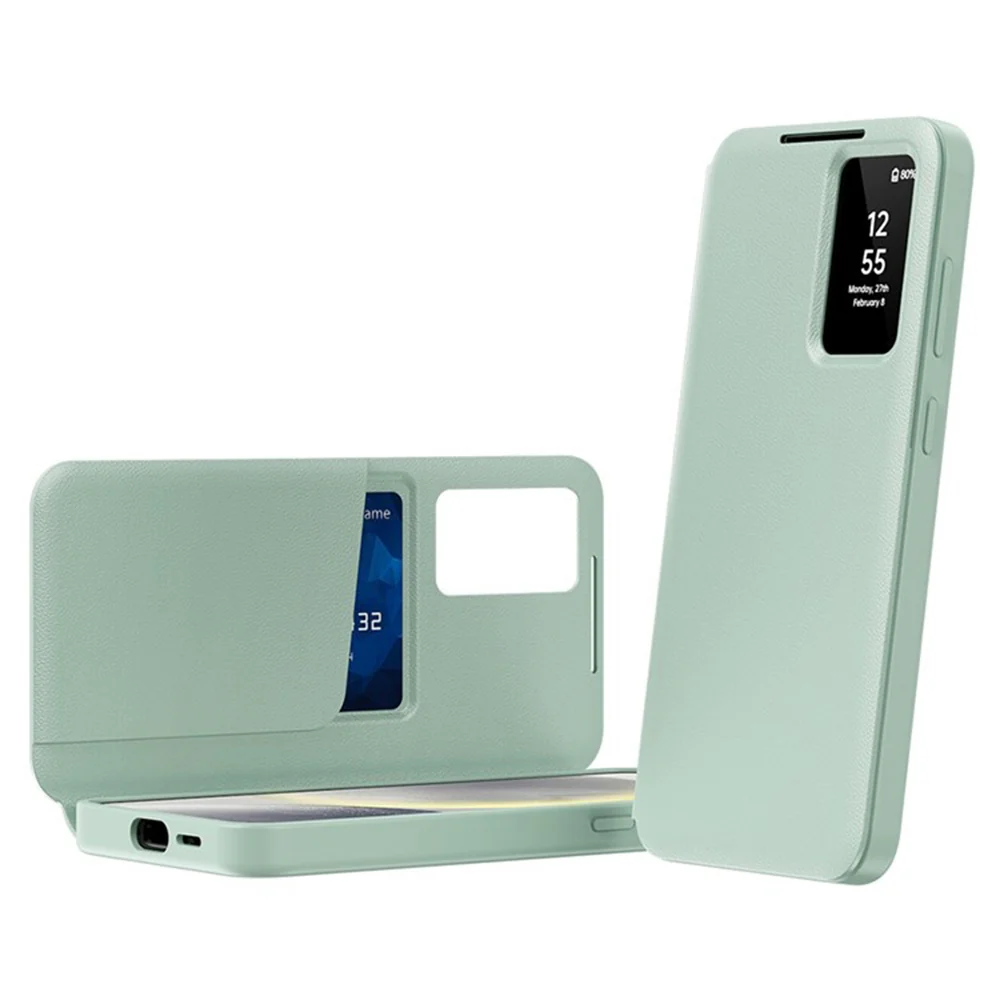 Case for Samsung Galaxy S25 Ultra S938, Techsuit, SmartView, Green - Image 2