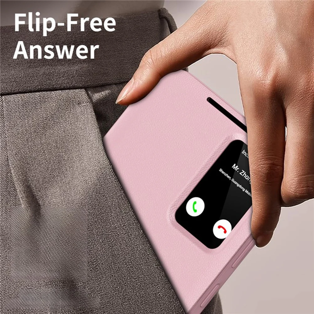 Case for Samsung Galaxy S25 Ultra S938, Techsuit, SmartView, Pink - Image 6
