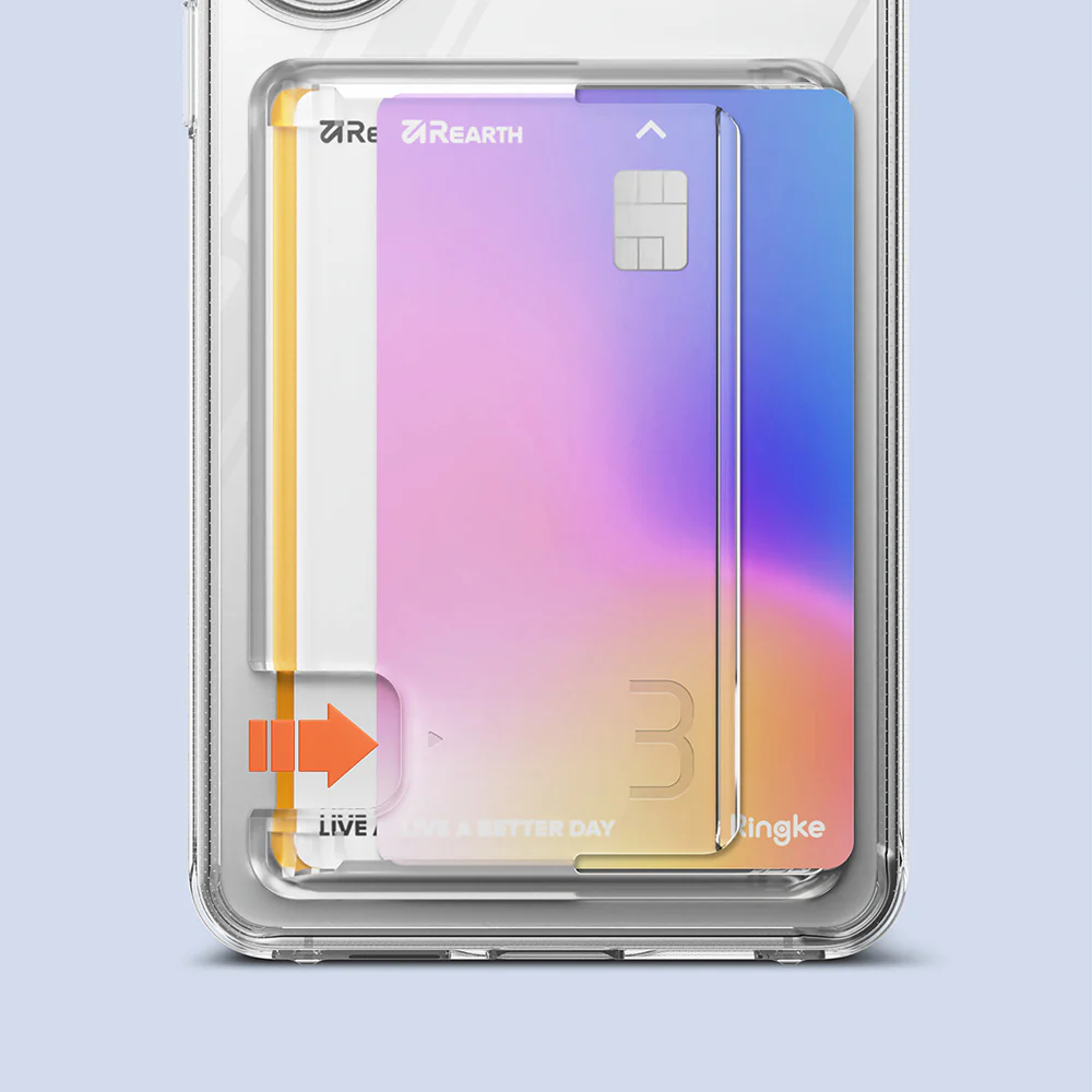 Case for Samsung Galaxy S26 Plus S947, Ringke, Fusion Card, Transparent - Image 7