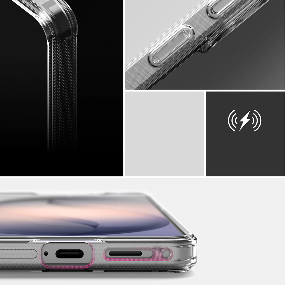 Case for Samsung Galaxy S26 Plus S947, Ringke, Fusion, Transparent - Image 7