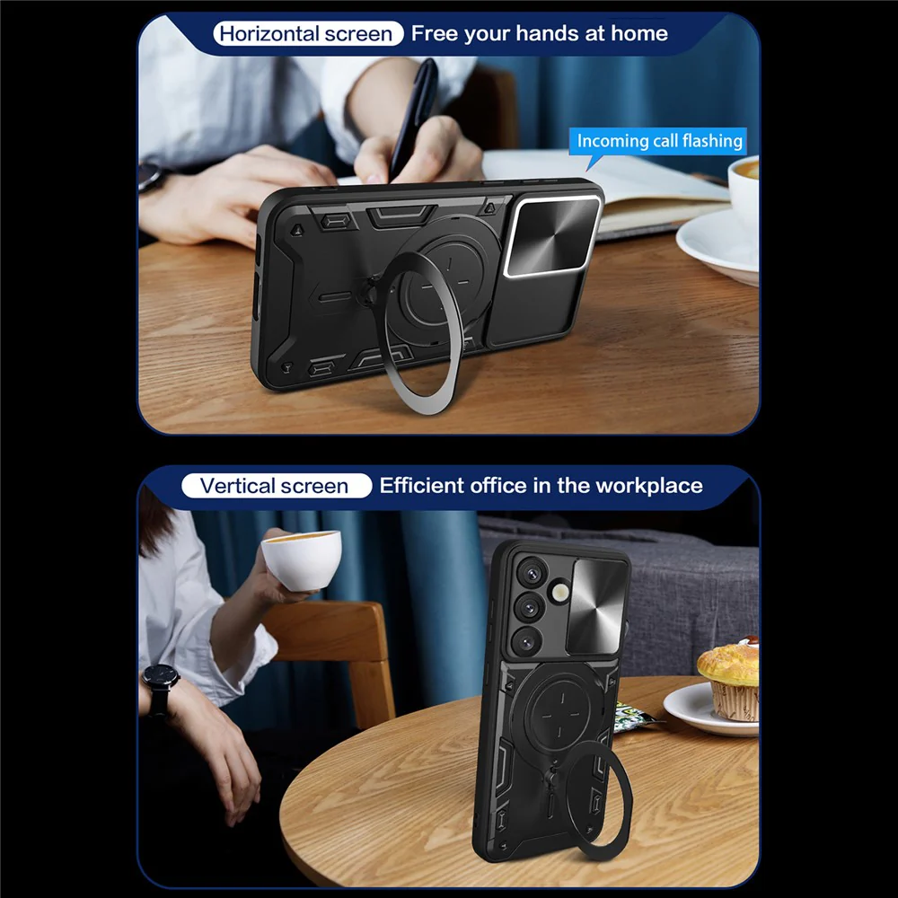 Case for Samsung Galaxy S26 Plus S947, Techsuit, CamGuard Pro, Black - Image 6