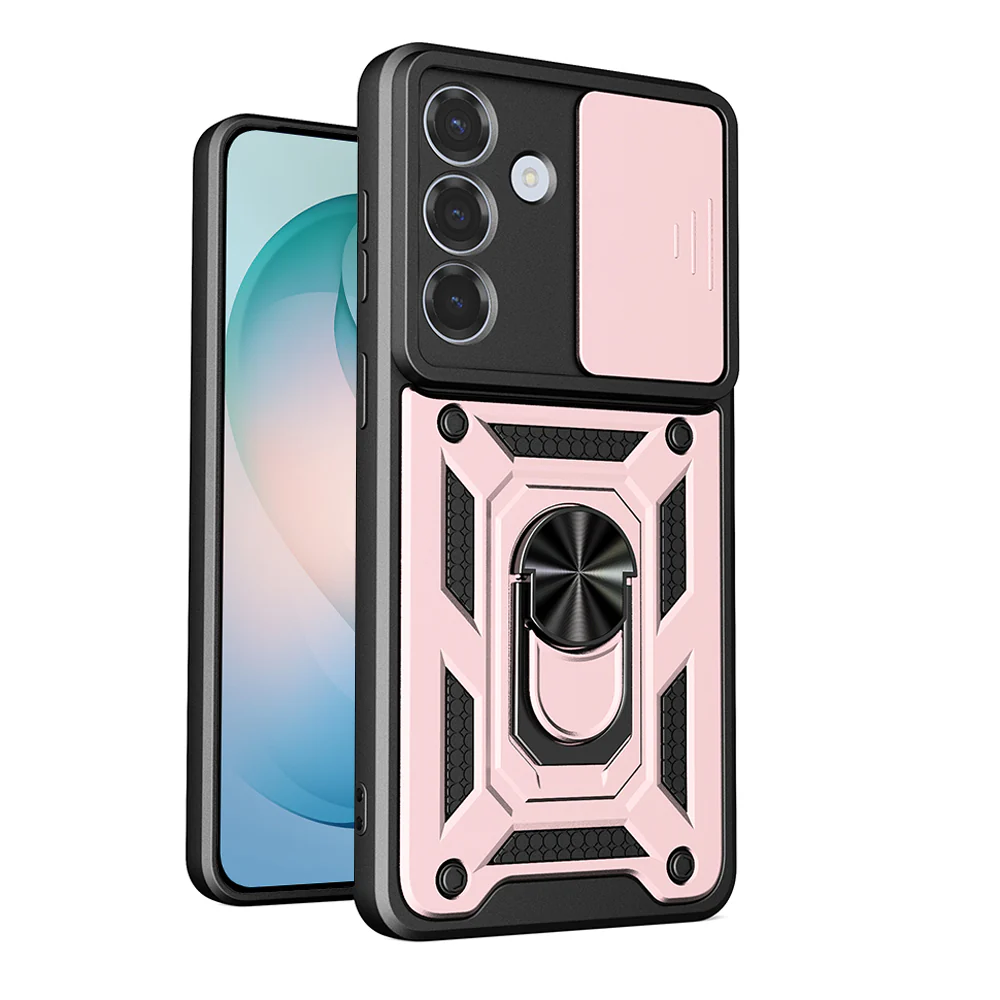 Case for Samsung Galaxy S26 Plus S947, Techsuit, CamShield, Rose Gold