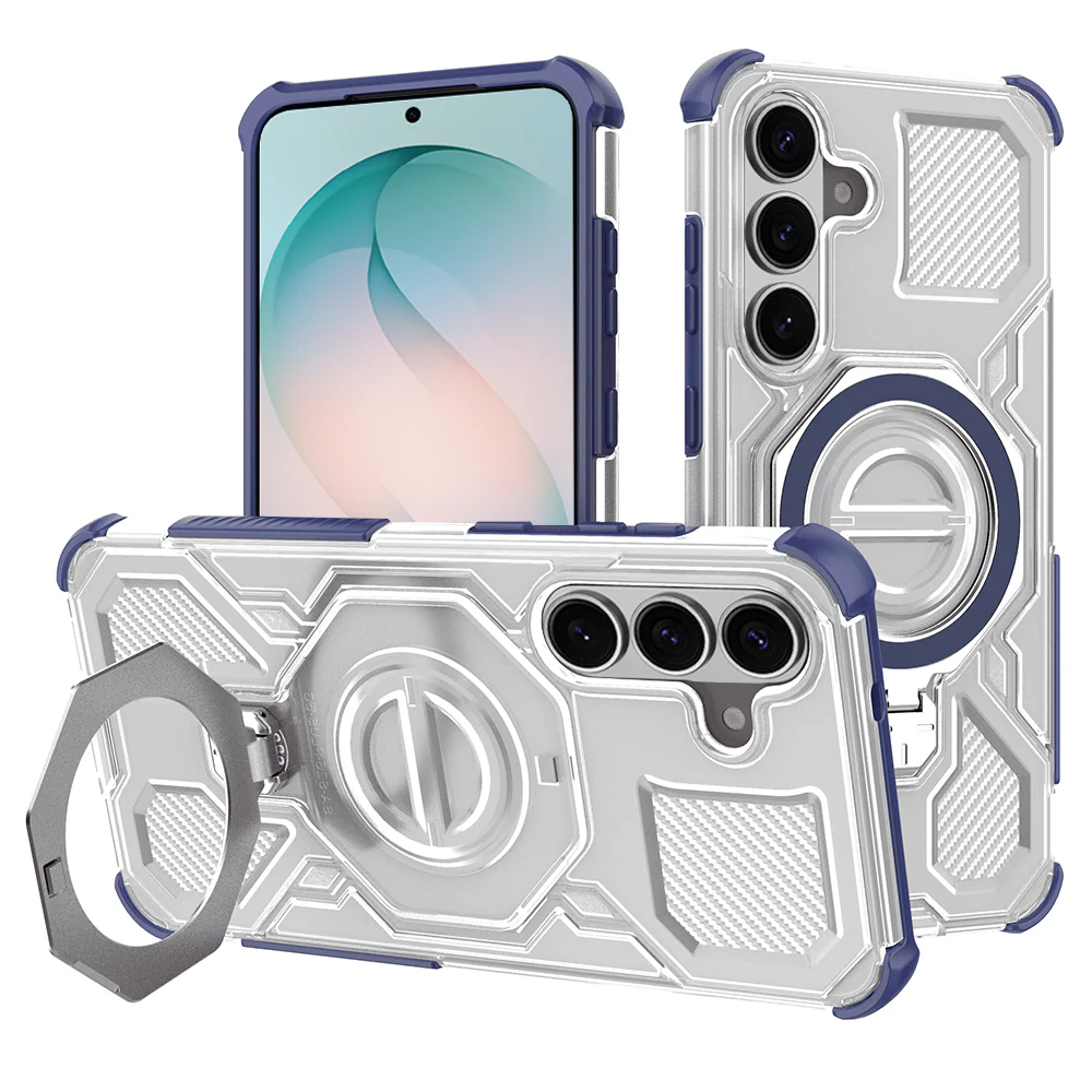 Case for Samsung Galaxy S26 Plus S947, Techsuit, Carbon Shield Pro, Blue