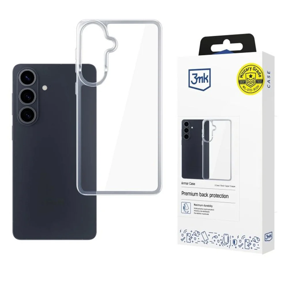 Case for Samsung Galaxy S26 S942, 3MK, Armor, Transparent