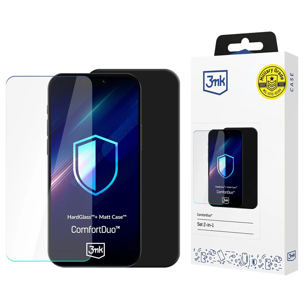 Case for Samsung Galaxy S26 S942, 3MK, ComfortDuo, Black