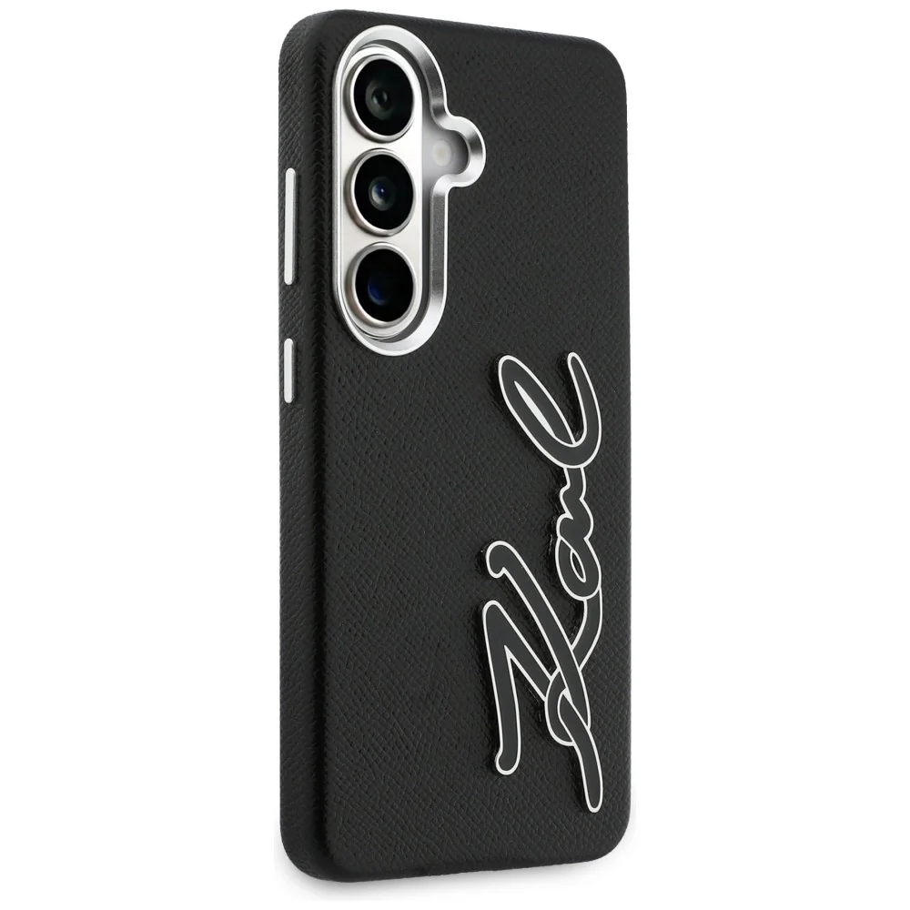 Case for Samsung Galaxy S26 S942, Karl Lagerfeld, Signature Resin Logo, Black - Image 2