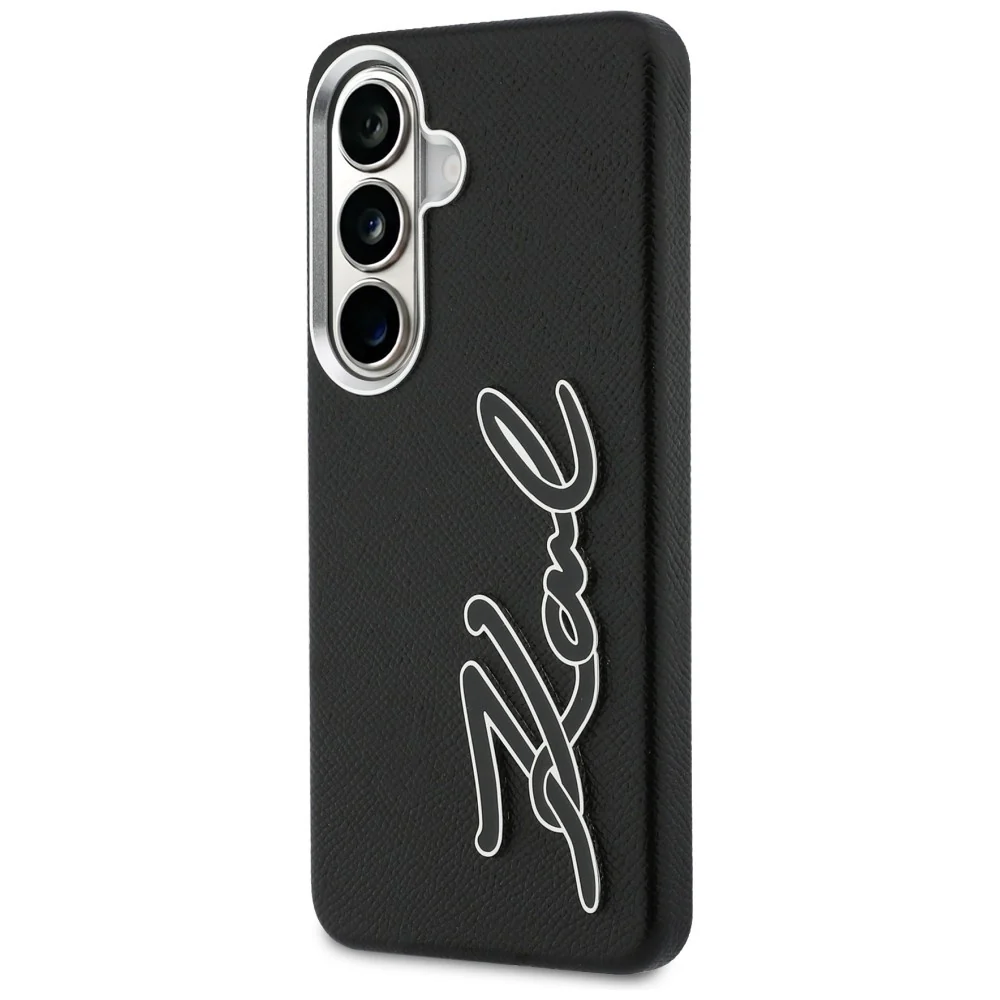 Case for Samsung Galaxy S26 S942, Karl Lagerfeld, Signature Resin Logo, Black - Image 4