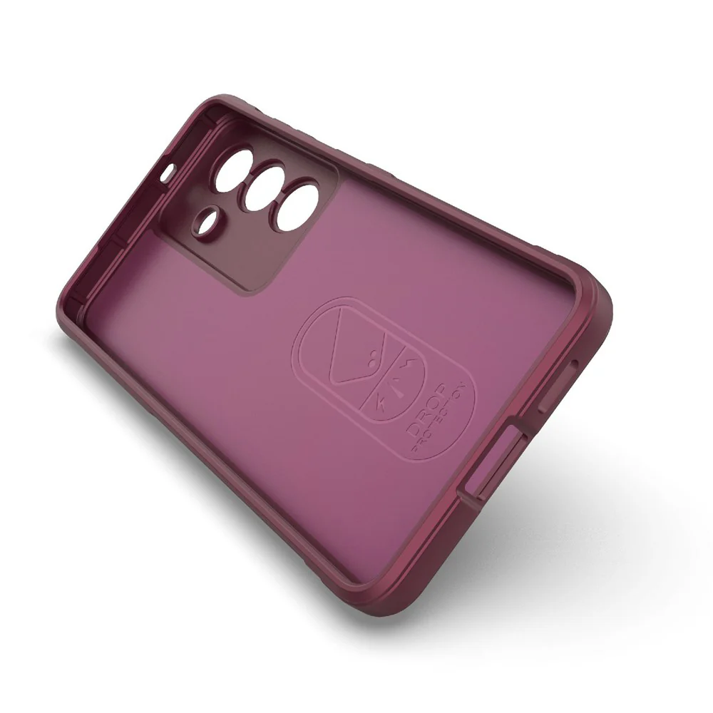 Case for Samsung Galaxy S26 S942, Techsuit, Magic Shield, Burgundy - Image 3