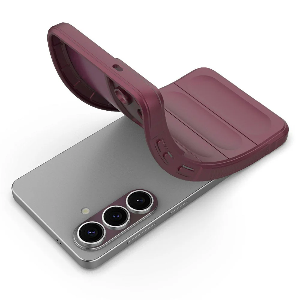 Case for Samsung Galaxy S26 S942, Techsuit, Magic Shield, Burgundy - Image 4