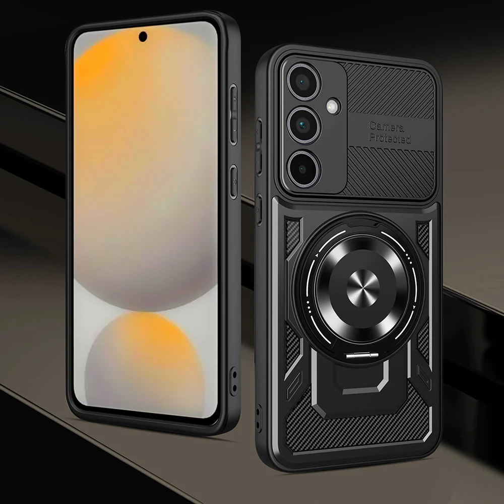 Case for Samsung Galaxy S26 S942, Techsuit, RuggedCam, Black - Image 2