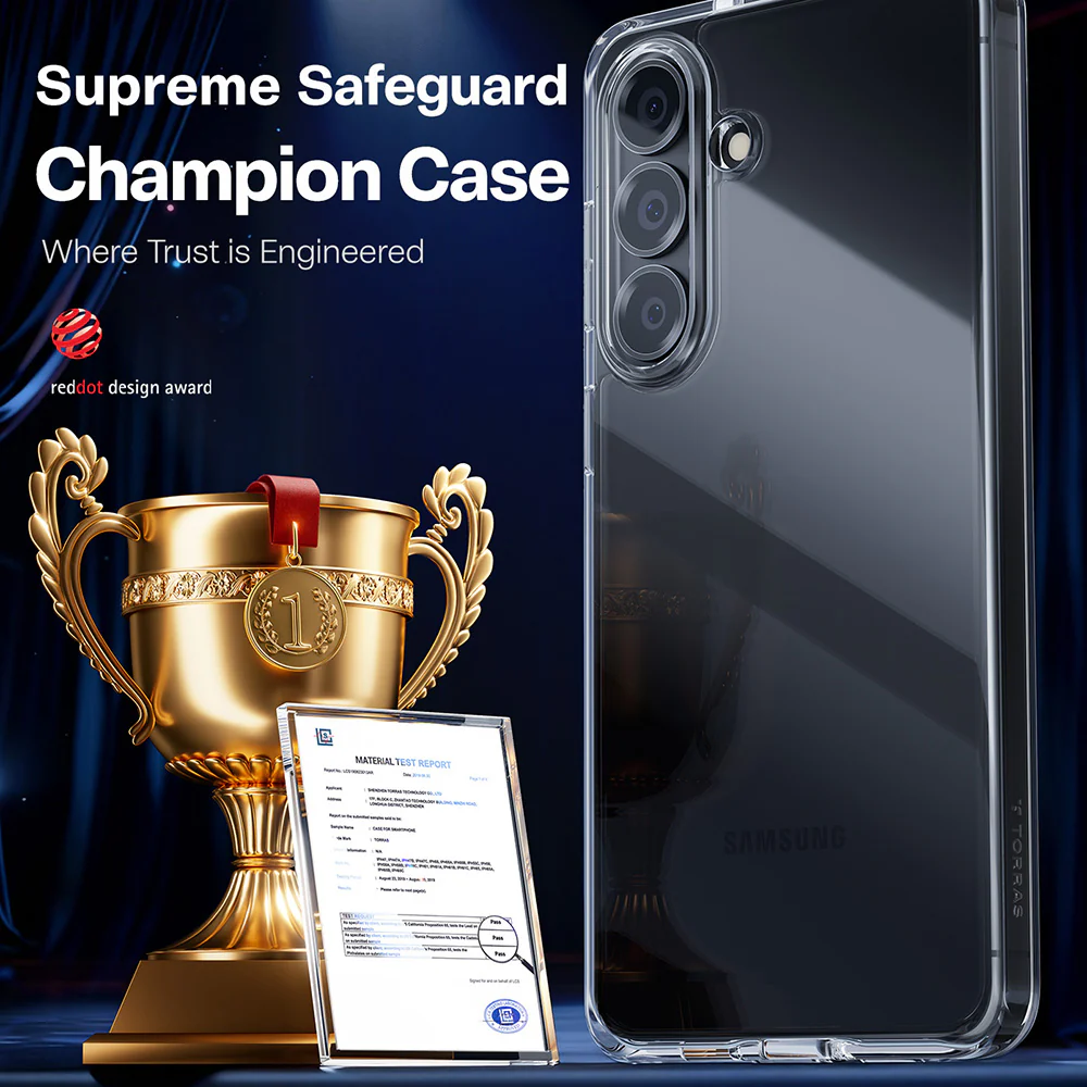 Case for Samsung Galaxy S26 S942, Torras, Guardian, Transparent - Image 4