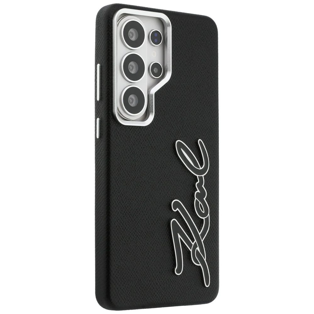 Case for Samsung Galaxy S26 Ultra S948, Karl Lagerfeld, Signature Resin Logo, Black - Image 2