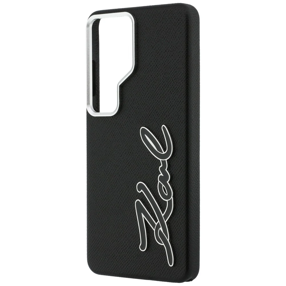 Case for Samsung Galaxy S26 Ultra S948, Karl Lagerfeld, Signature Resin Logo, Black - Image 6