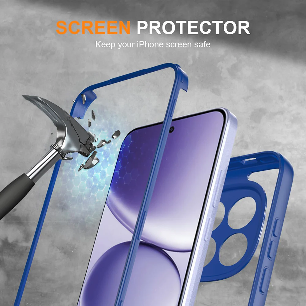 Case for Samsung Galaxy S26 Ultra S948, Techsuit, ColorVerse 360, Blue - Image 3