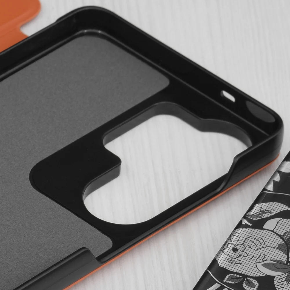 Case for Samsung Galaxy S26 Ultra S948, Techsuit, eFold, Orange - Image 3