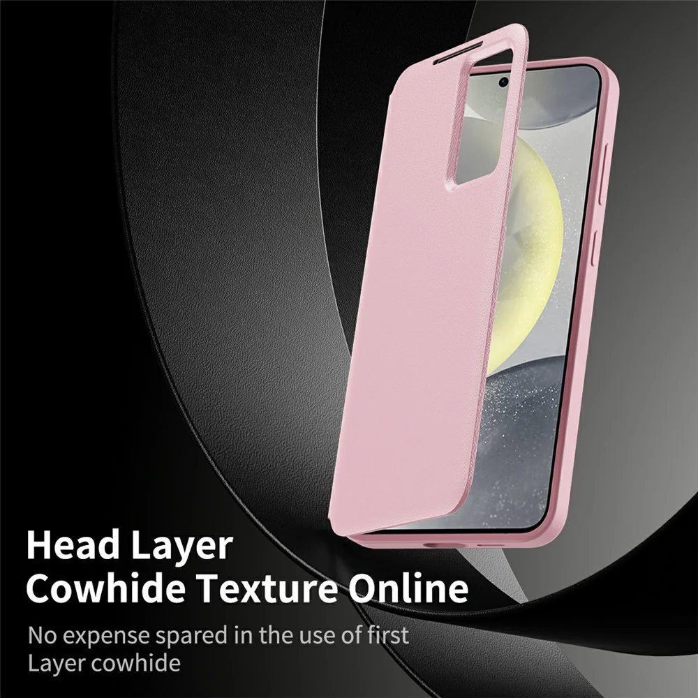 Case for Samsung Galaxy S26 Ultra S948, Techsuit, SmartView, Pink - Image 2
