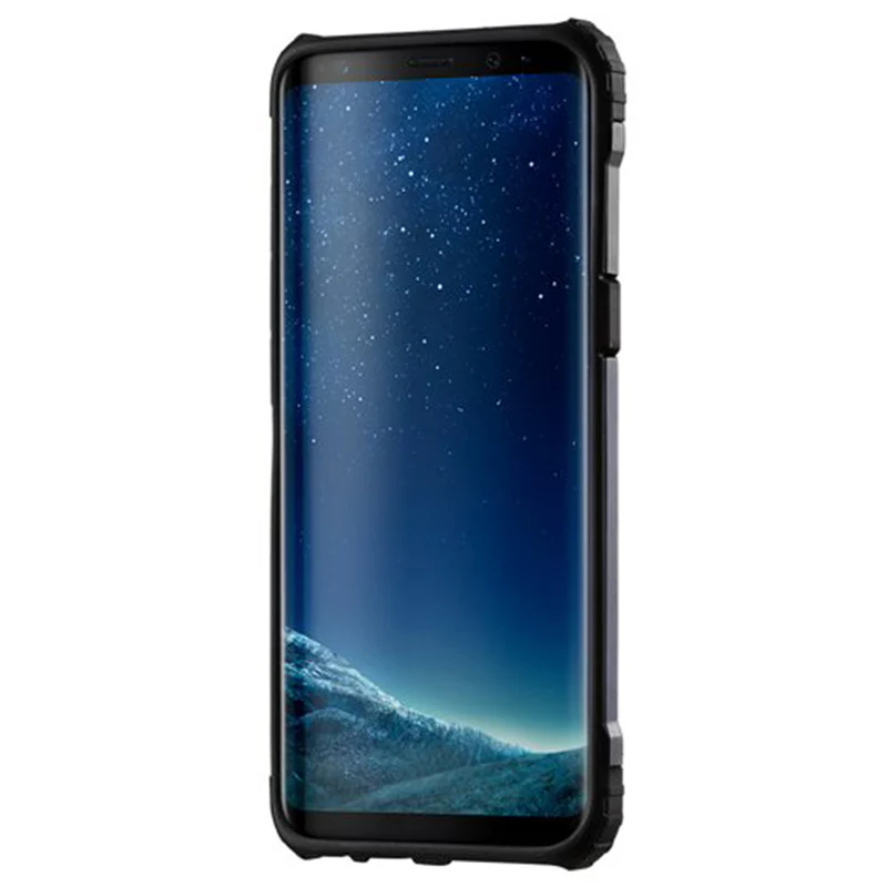 Case for Samsung Galaxy S8+ G955, Techsuit, Hybrid Armor, Black - Image 6