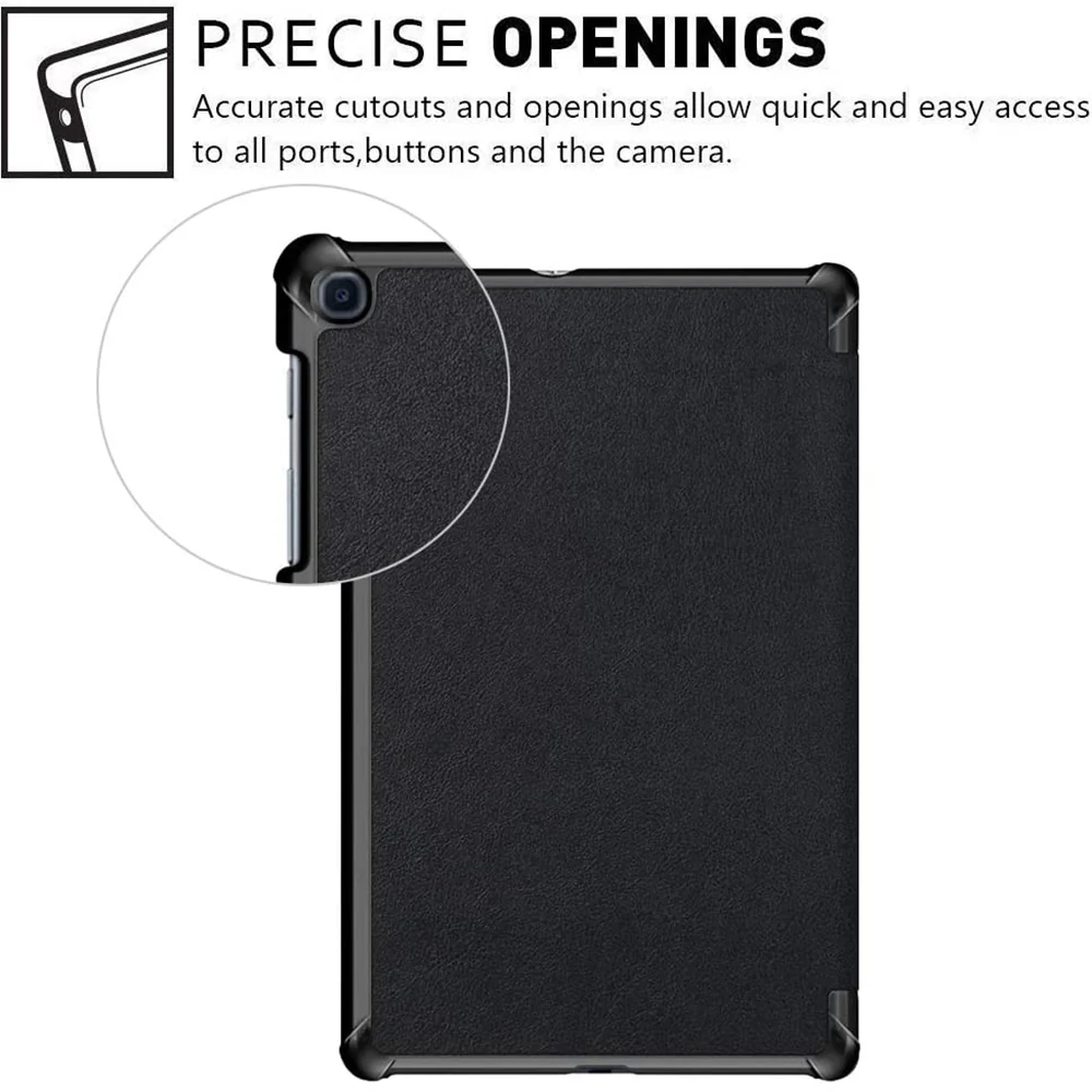 Case for Samsung Galaxy Tab A 10.1 (2019), Techsuit, FoldPro, Black - Image 3